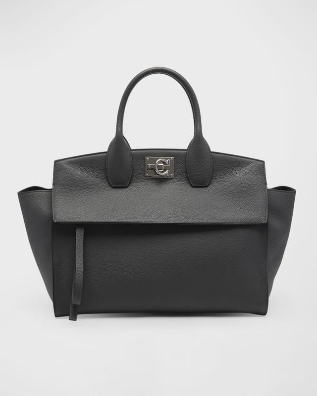 The Studio Soft Large Leather Top-Handle Bag Product Image