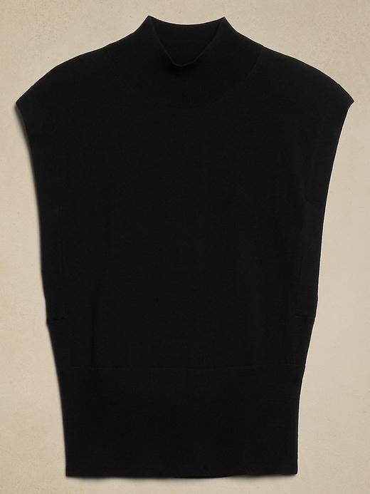 Merino Wool Mock-Neck Sweater Product Image