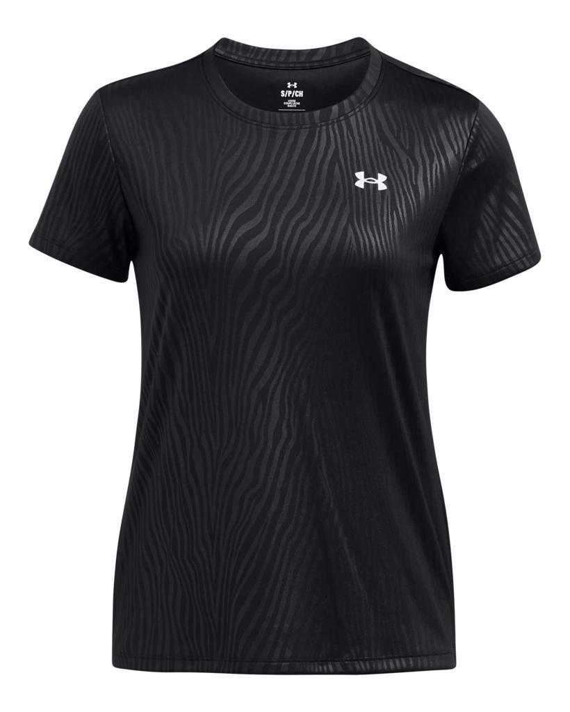 Women's UA Tech™ Emboss Short Sleeve Product Image