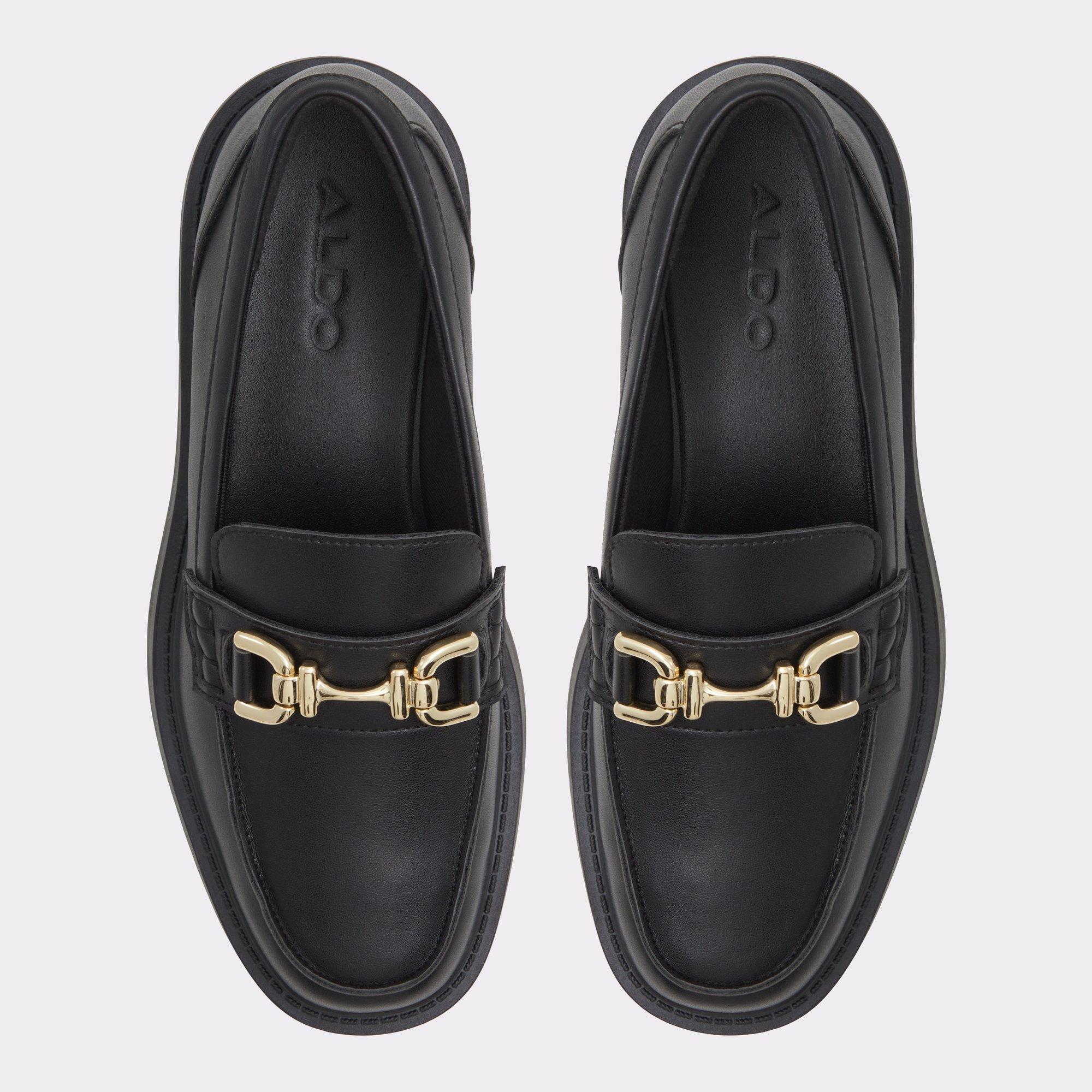 Oneameth Black Synthetic Smooth Women's Loafers & Oxfords | ALDO US Product Image