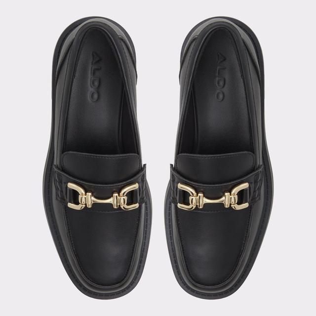 Oneameth Black Synthetic Smooth Women's Loafers & Oxfords | ALDO US Product Image