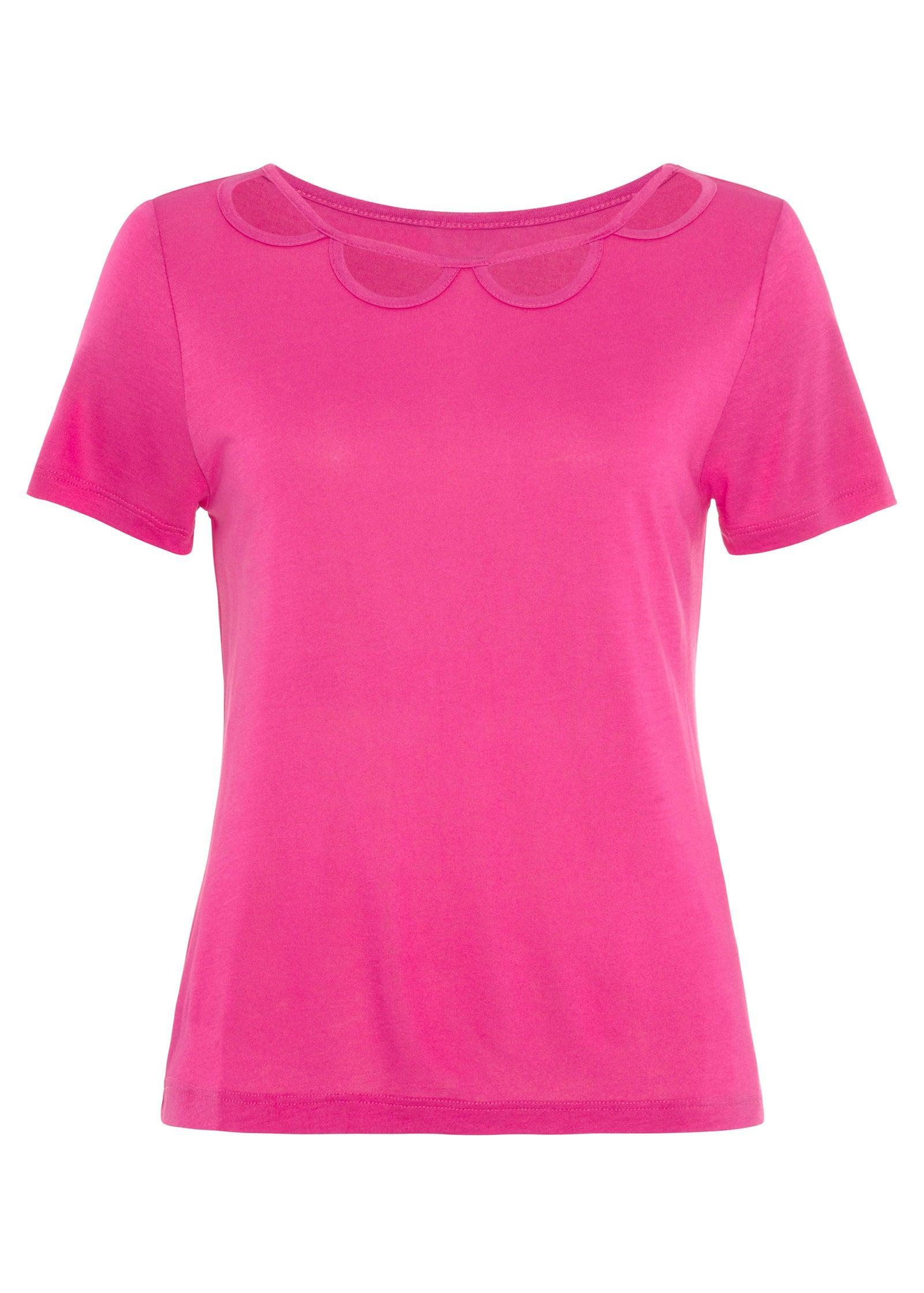 Cut-Out Top - Pink Product Image