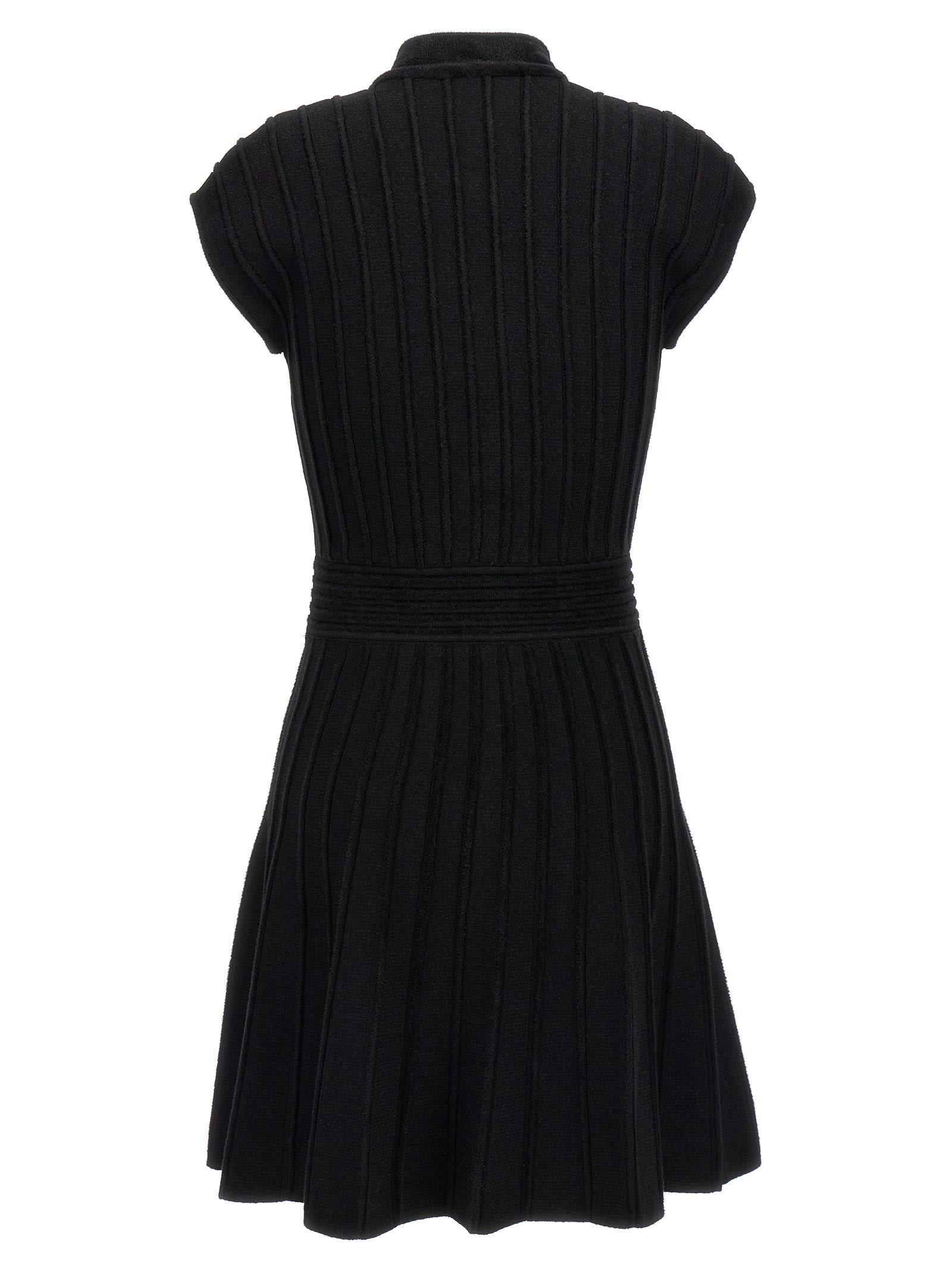 Black Flare Minidress Product Image