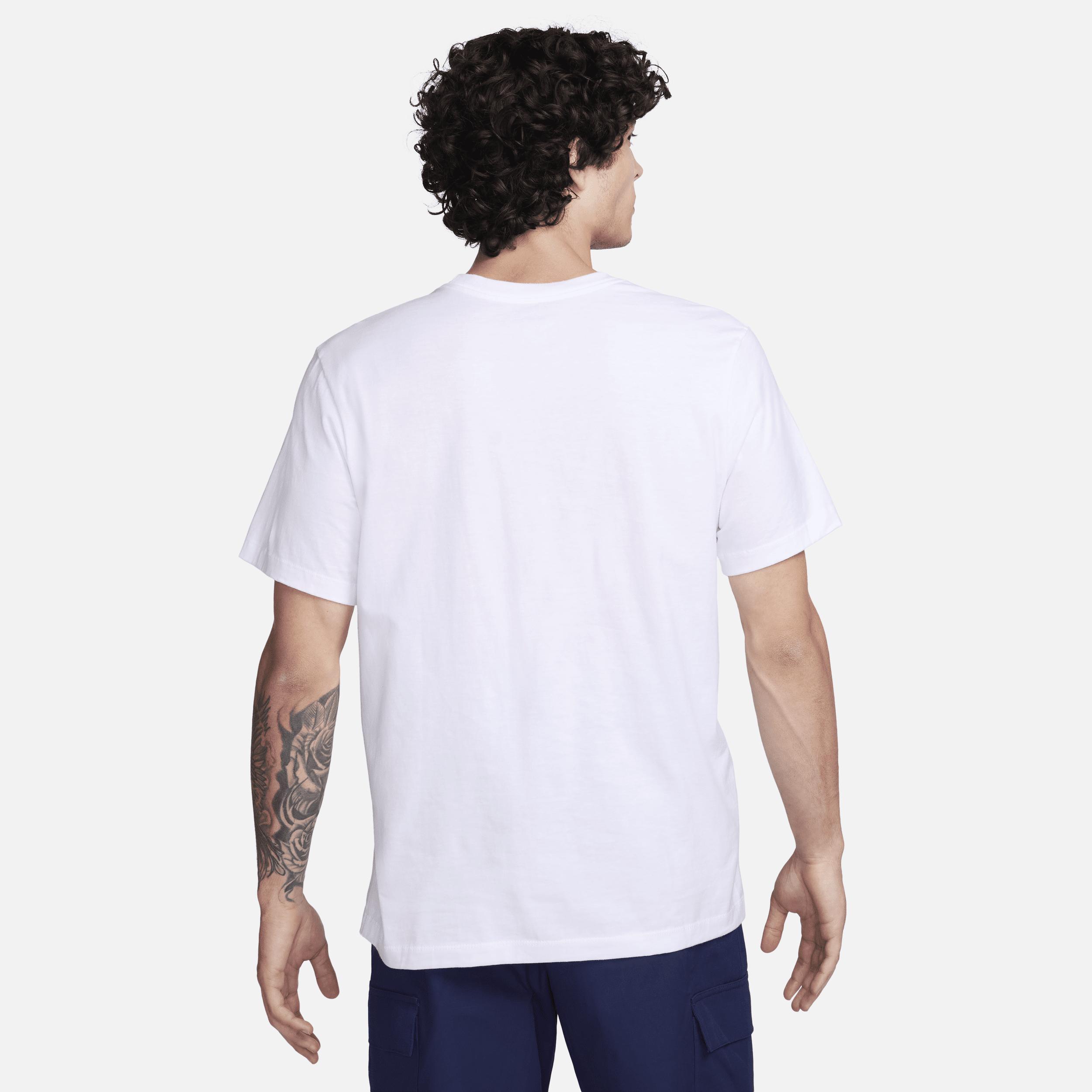 Mens Nike White Barcelona Swoosh T-Shirt Product Image