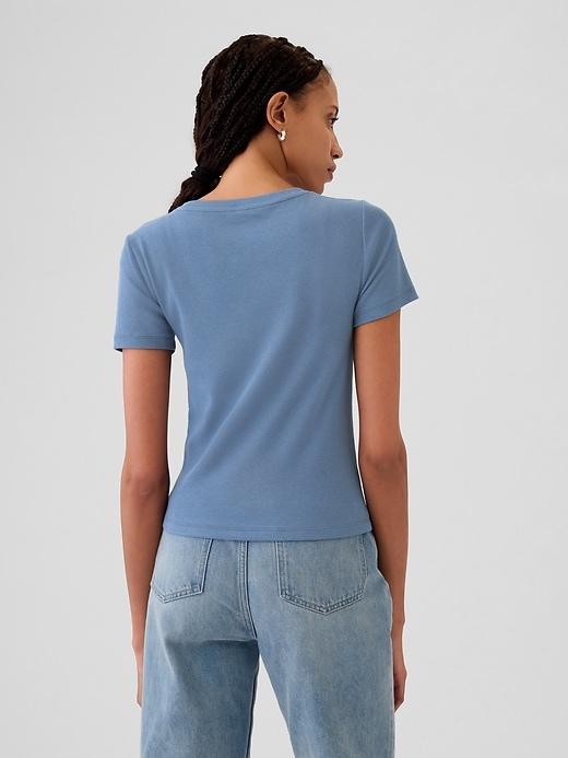 Modern Rib Cropped T-Shirt Product Image