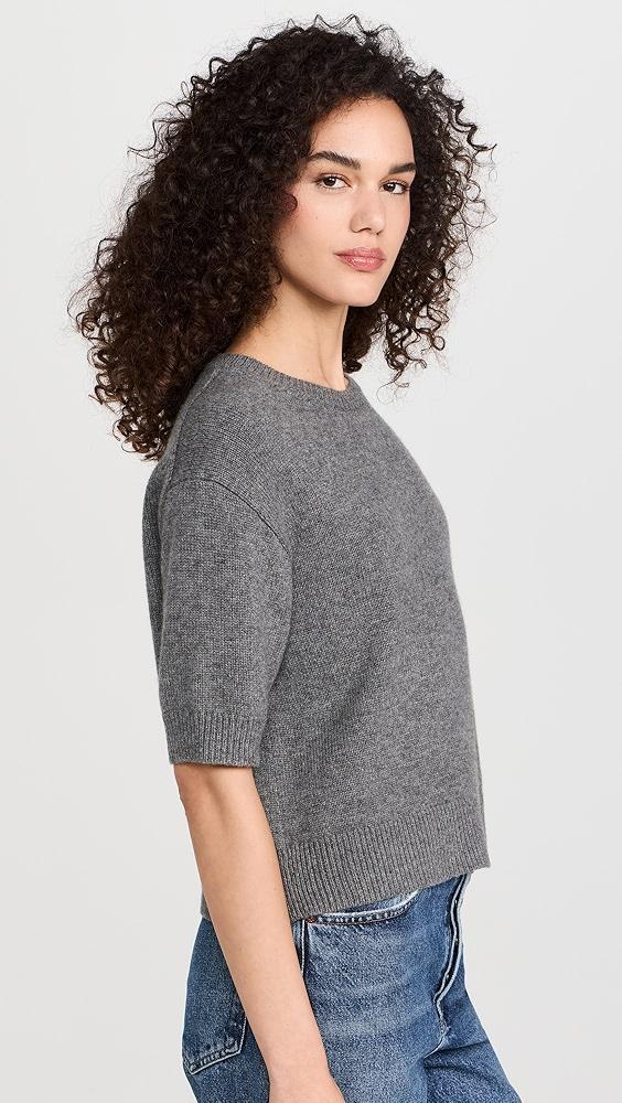 Theory Crop Cashmere Tee | Shopbop Product Image