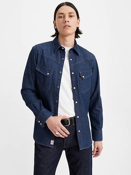 Levi's Longhorn Western Shirt Chambray - Men's Product Image