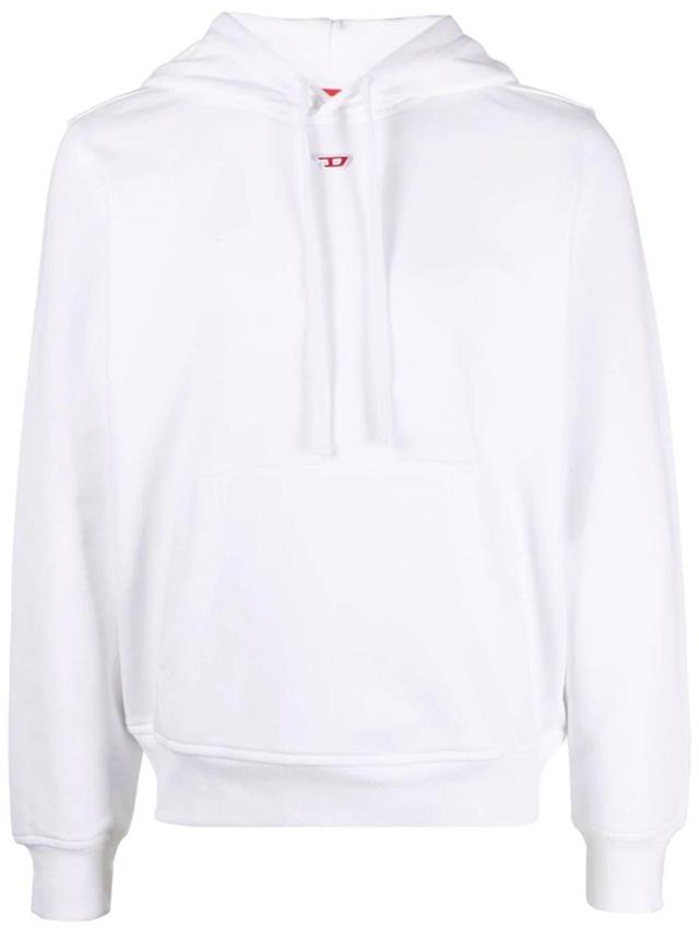 Logo-print Hoodie In White Product Image