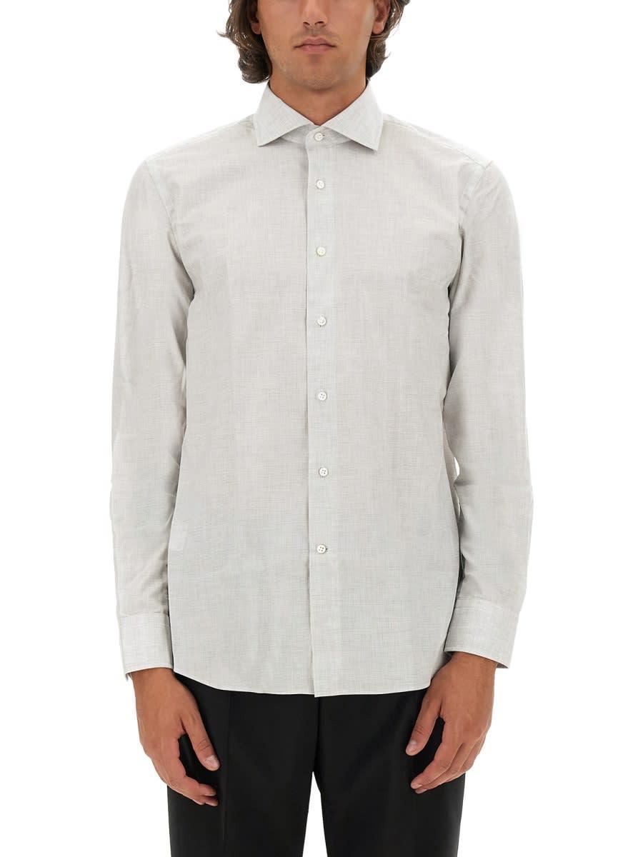 HUGO BOSS Regular Fit Shirt In Grey Product Image