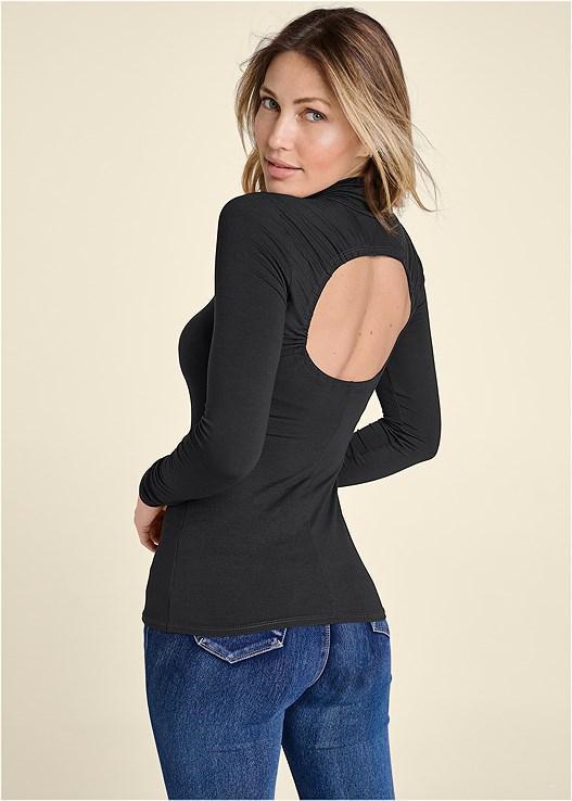 Back Cutout Casual Top Product Image