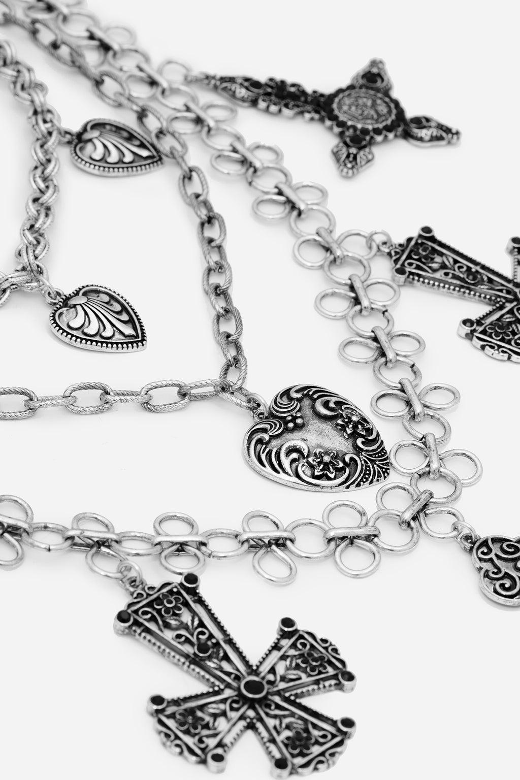 Crux Layered Chain Necklace Product Image