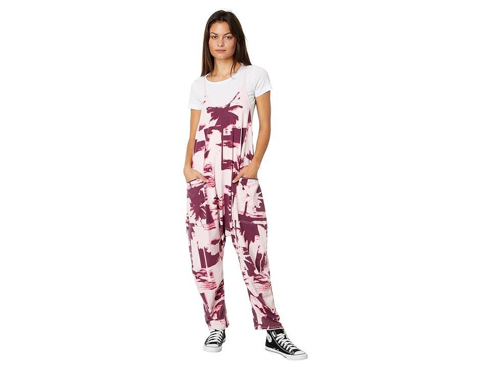 FP Movement Hot Shot Onesie Printed (Printed Palm Beach ) Women's Dress Pants Product Image