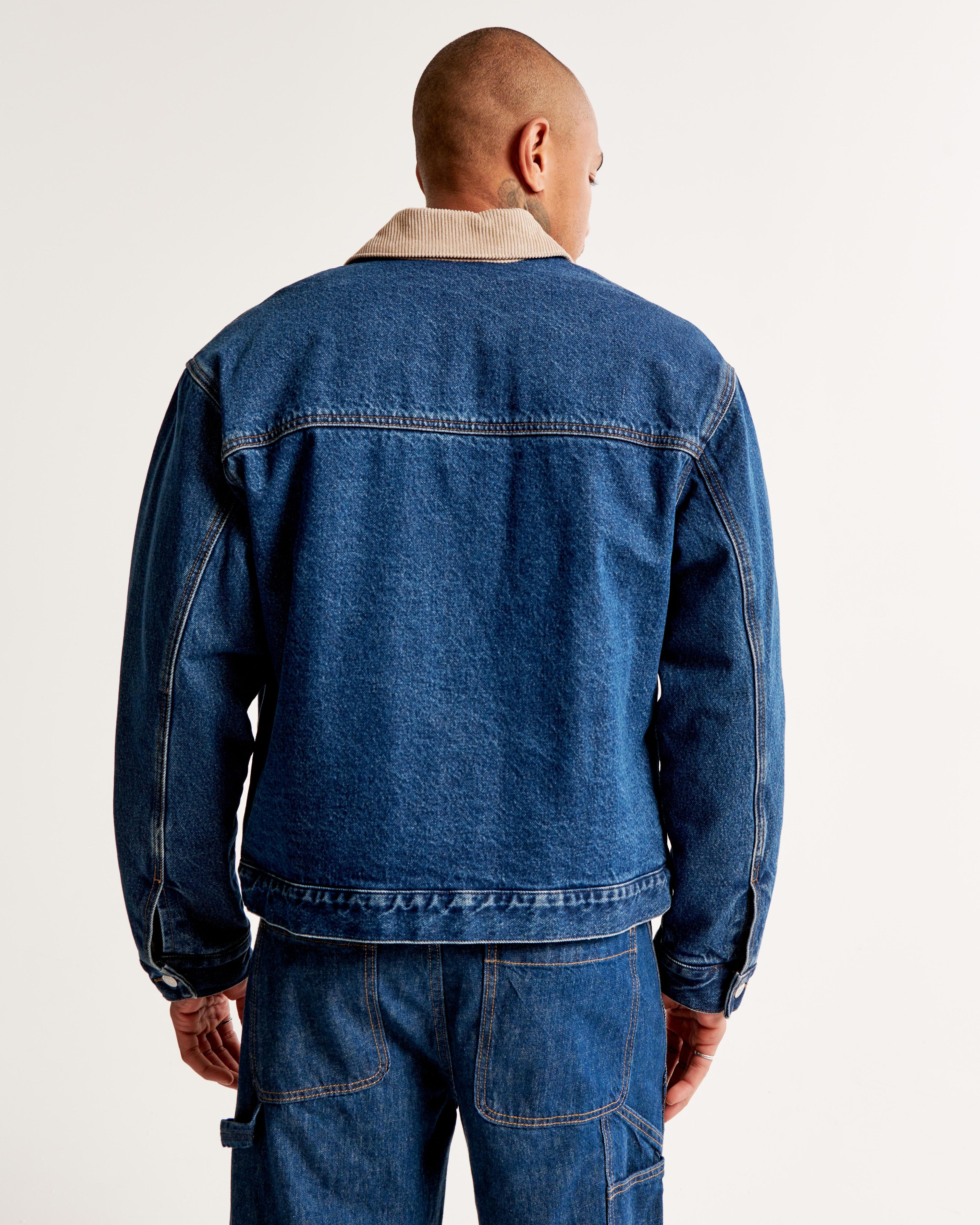 Cropped Flannel-Lined Workwear Jacket Product Image