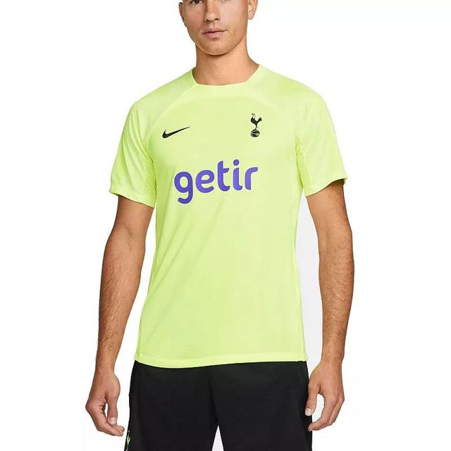 Mens Nike Yellow Tottenham Hotspur Strike Raglan Performance Team Top Product Image