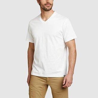 Men's Legend Wash Classic Short-Sleeve 100% Cotton V-Neck T-Shirt Product Image