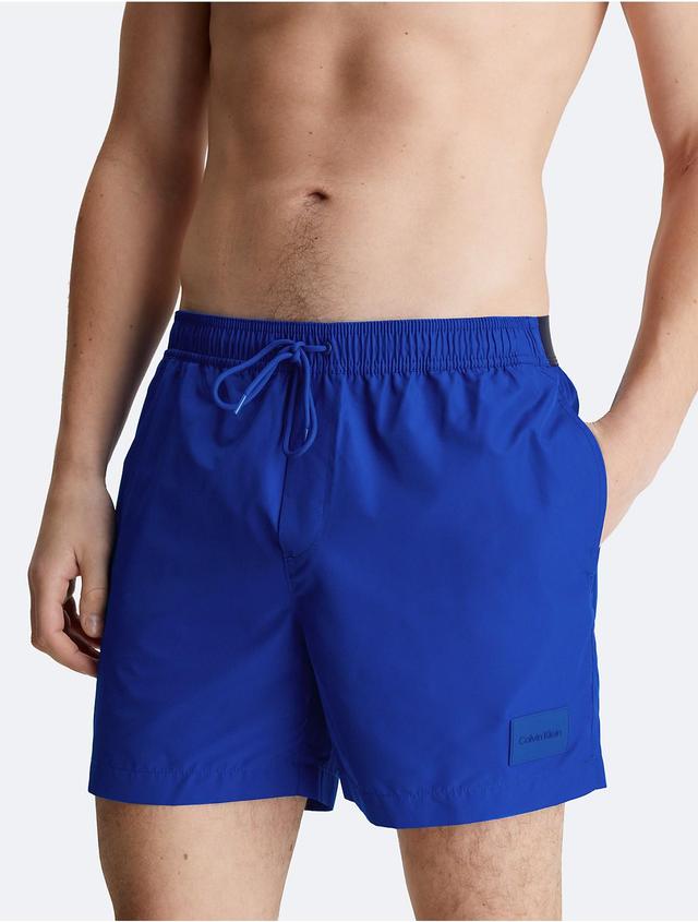 Calvin Klein Mens Medium Drawstring Swim Shorts - Blue - XL Product Image