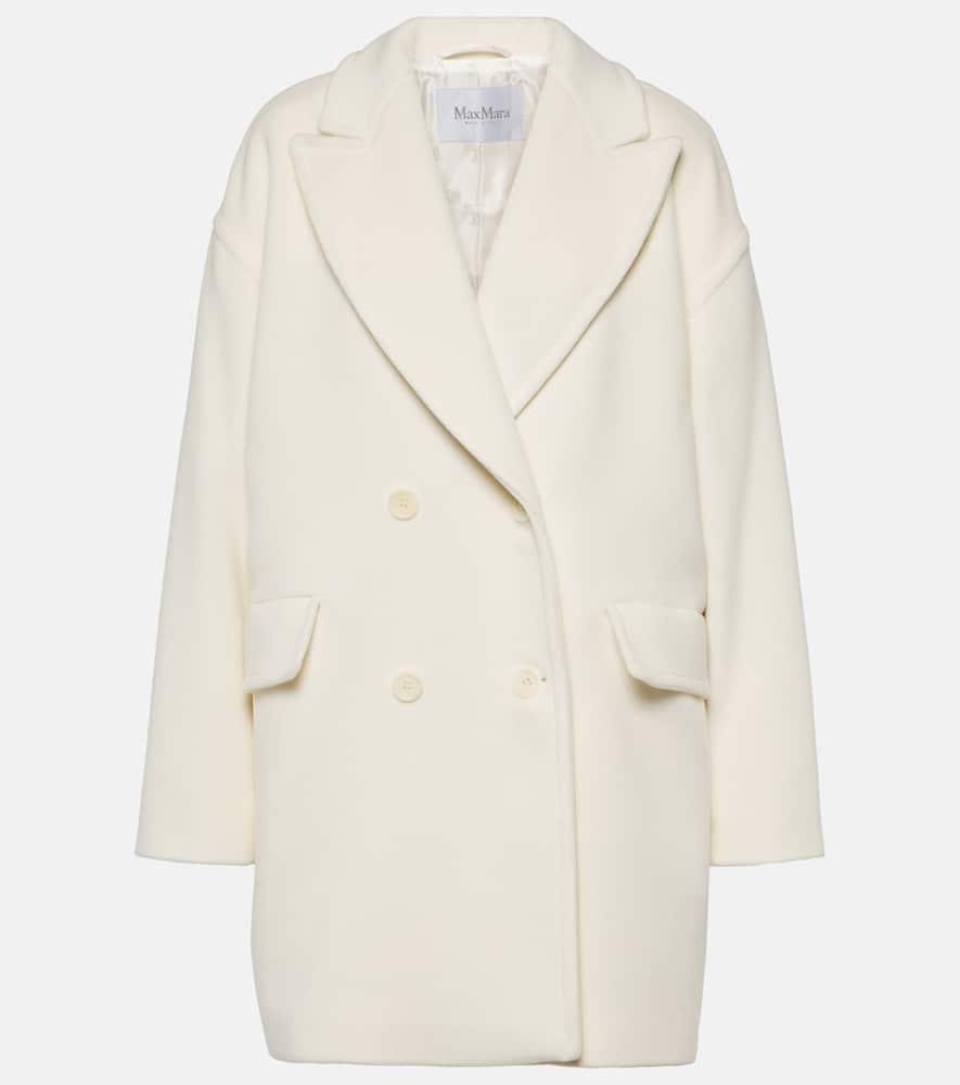 Meana Wool And Cashmere Coat In White Product Image