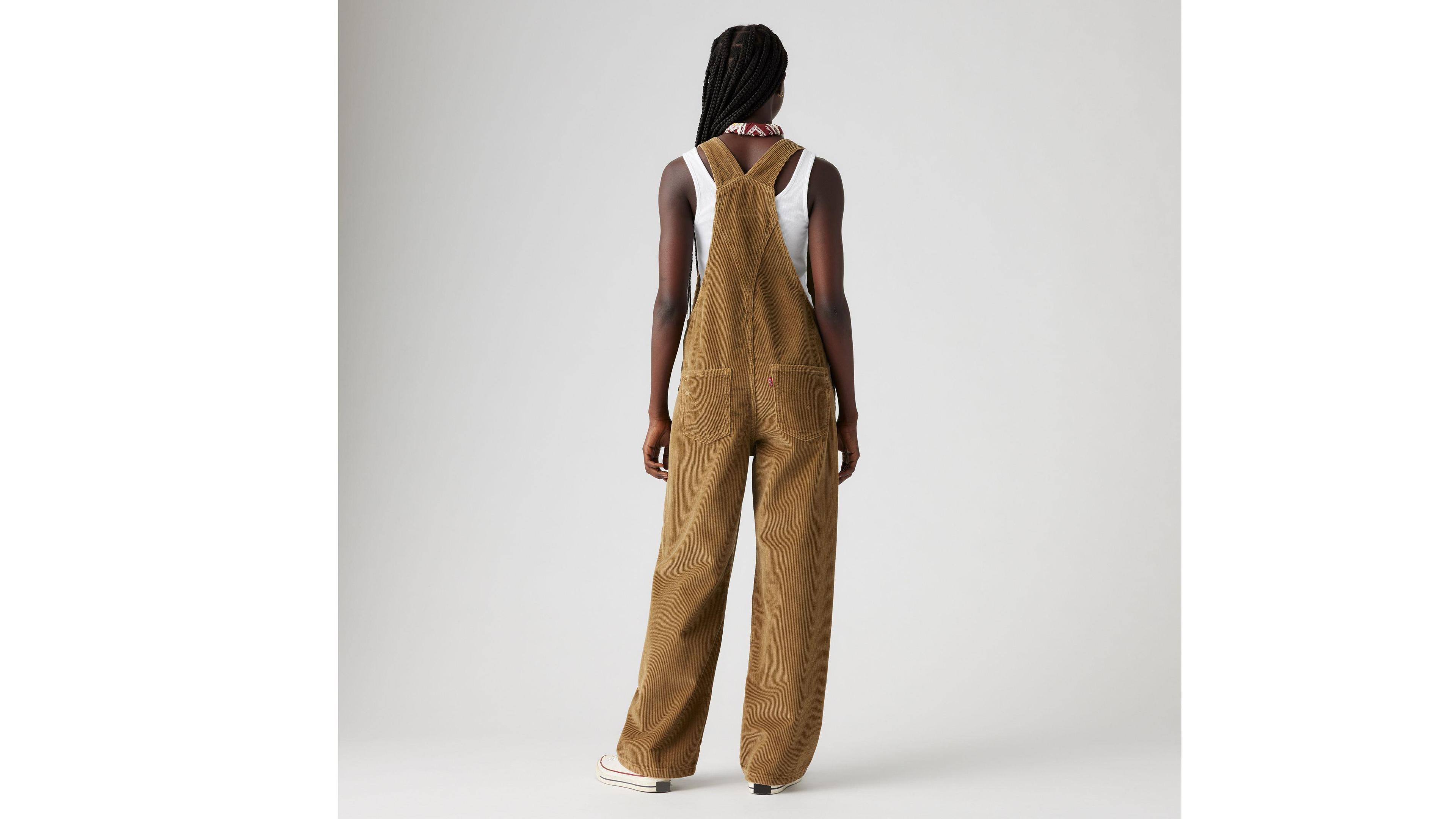 Baggy Corduroy Women's Overalls Product Image