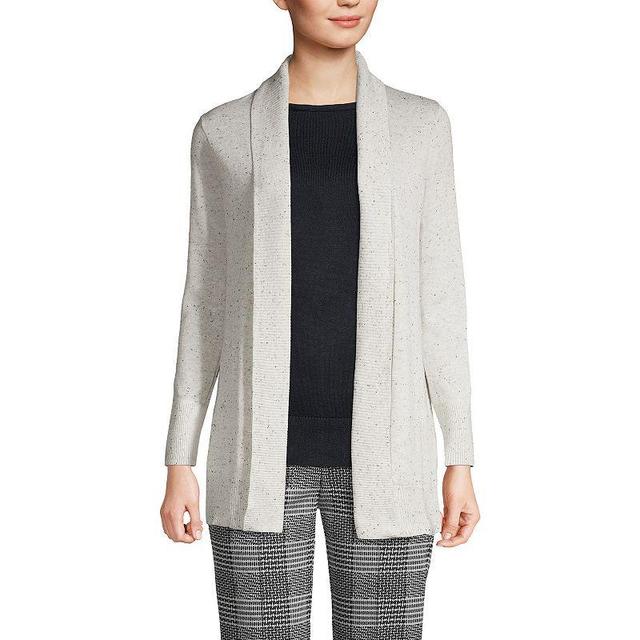 Womens Lands End Shawl Collar Cardigan Sweater Product Image