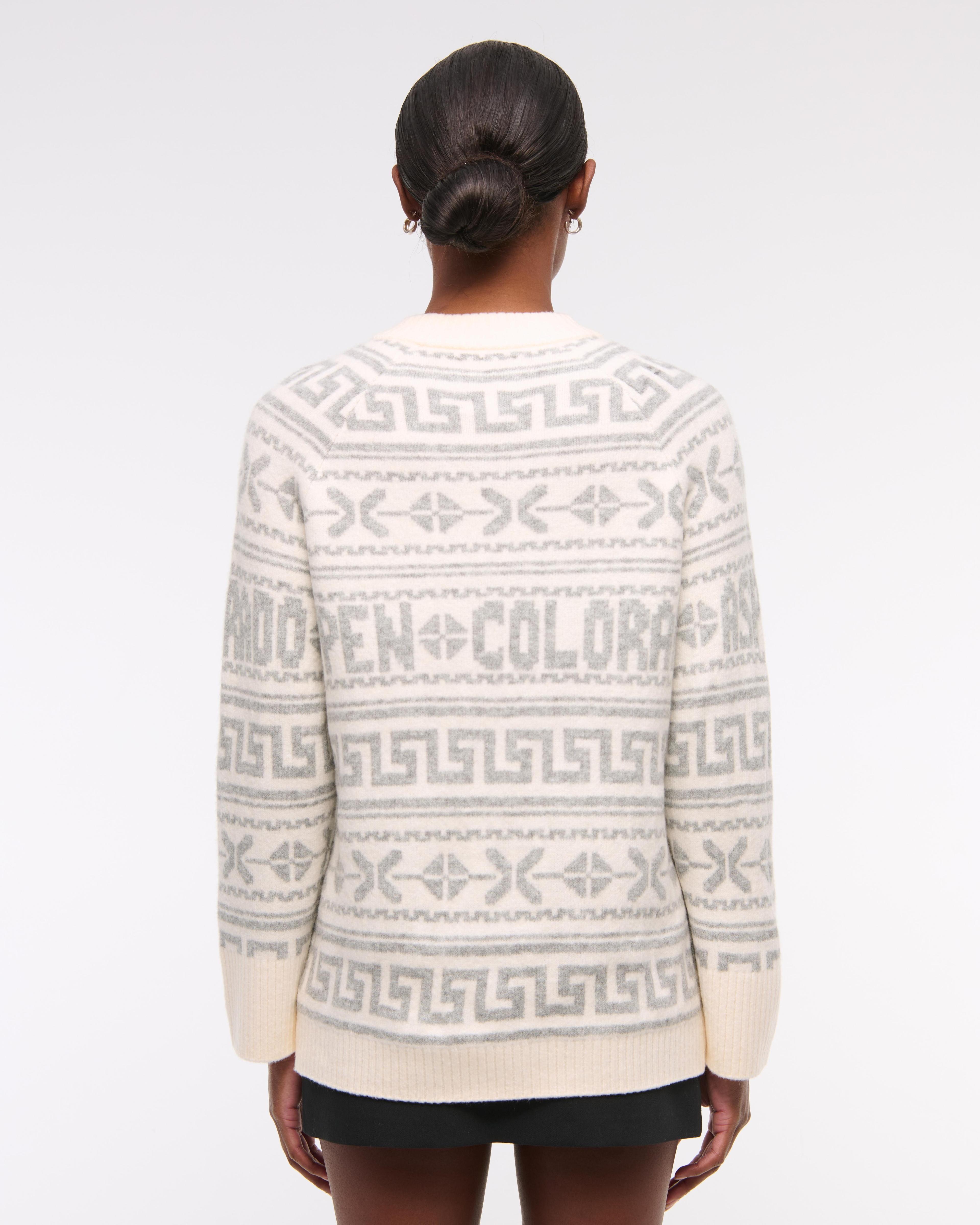 Relaxed Lounge Fairisle Crew Sweater Product Image