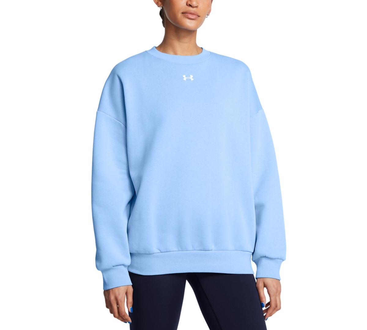 Under Armour Womens Rival Oversized Sweatshirt Product Image