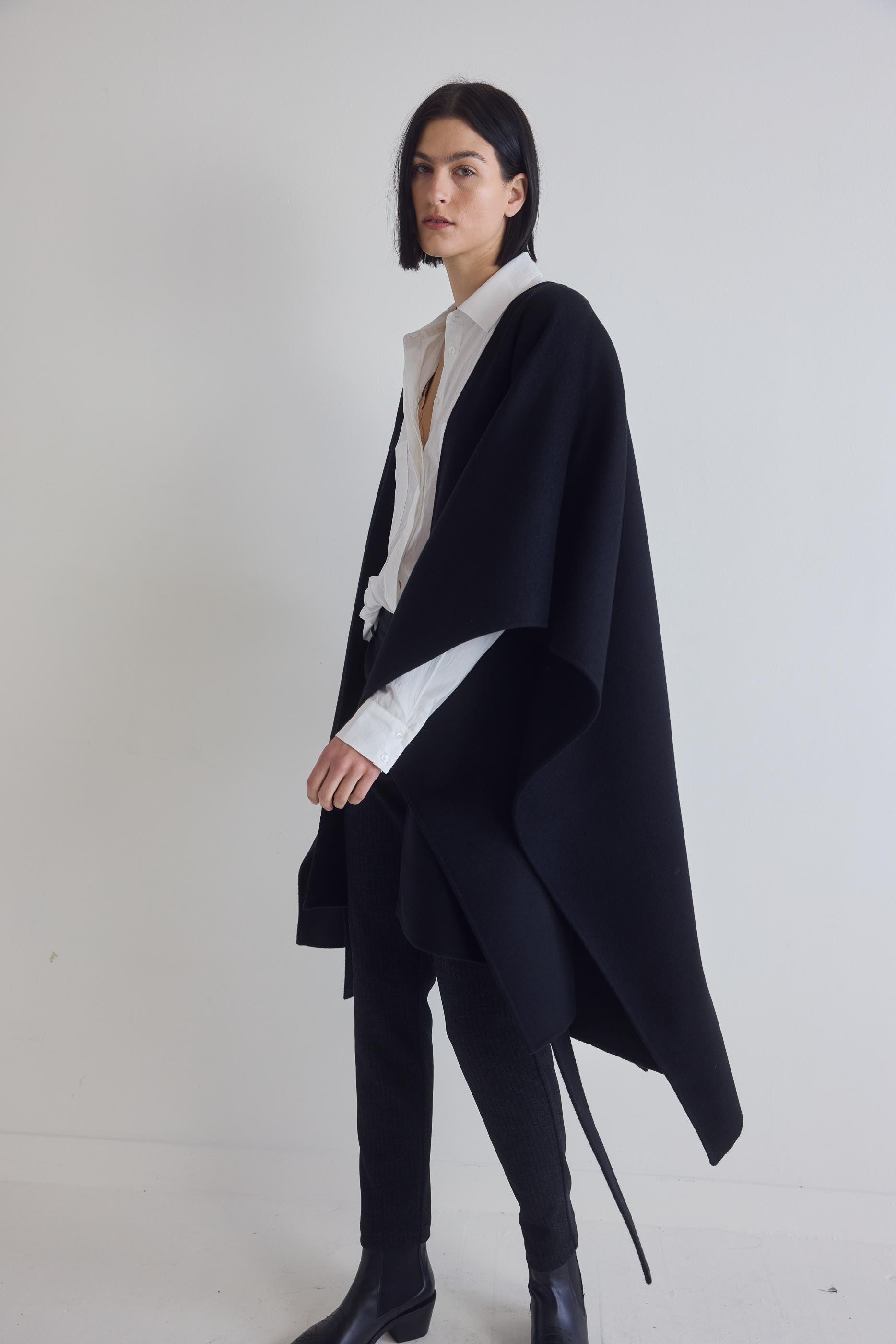 The Belted Poncho Product Image