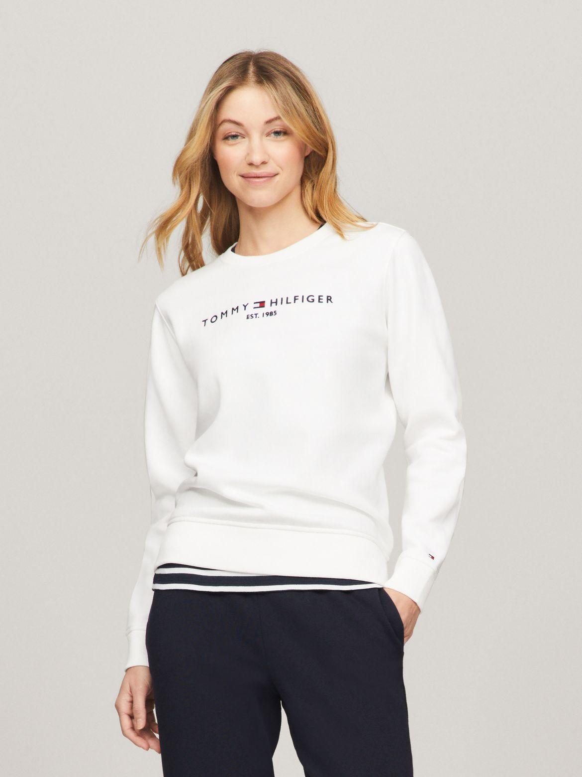 Tommy Hilfiger Women's Embroidered Tommy Logo Sweatshirt Product Image