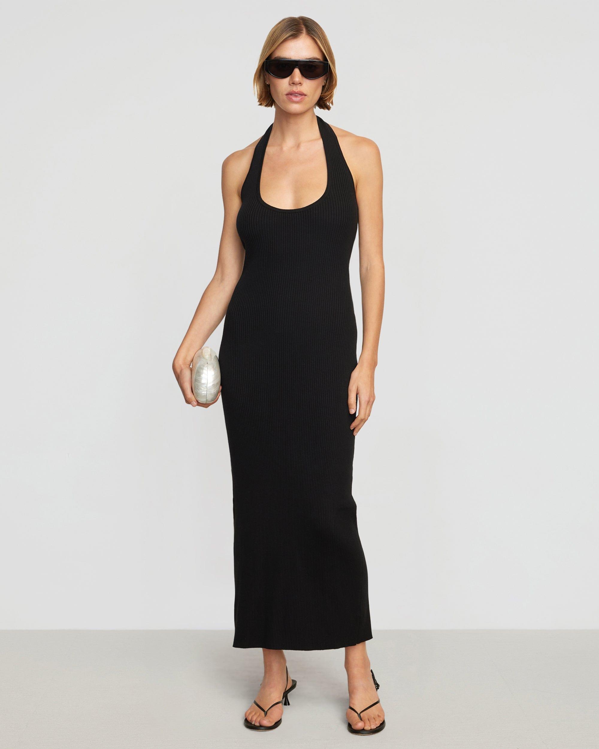 Lenni Knit Halter Dress Product Image