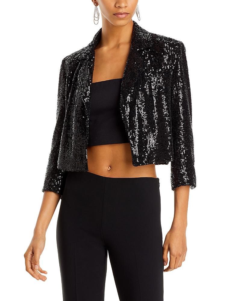 Womens Isabella Sequin Crop Jacket Product Image