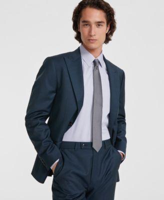 Calvin Klein Mens Slim-Fit Wool Blend Stretch Suit Jacket Product Image