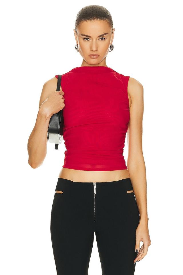 Miaou Cam Top Red. (also in M, XL). Product Image