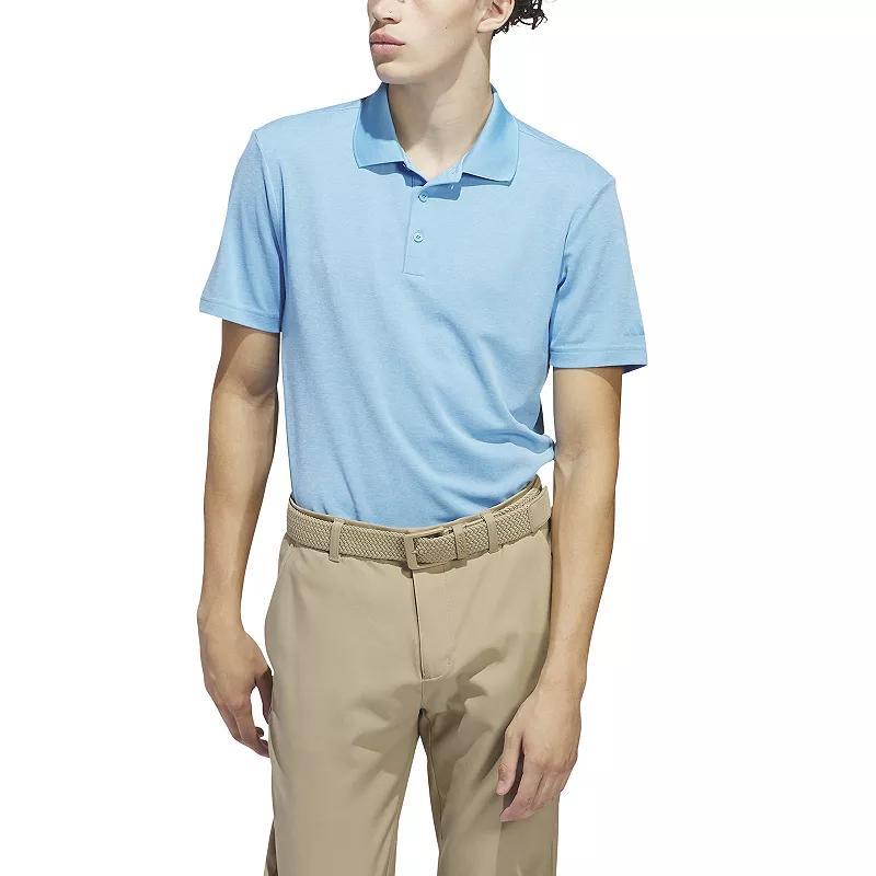 Mens adidas Adi Performance Heather Golf Polo Product Image