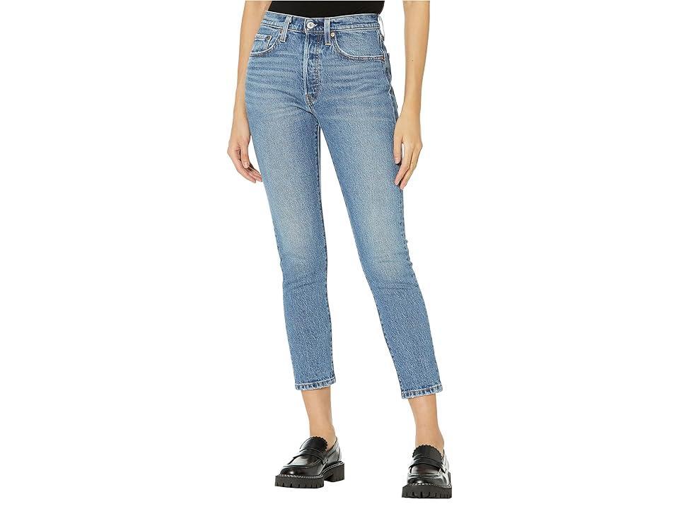 Levi's(r) Womens 501 Skinny (Medium Indigo Worn In) Women's Jeans Product Image