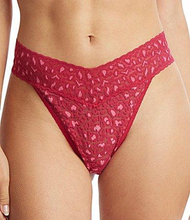 Hanky Panky Cross Dyed Leopard Original Rise Thong Product Image