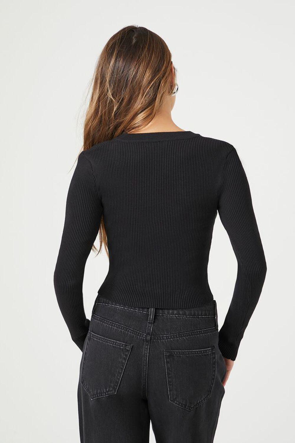 Sweater-Knit Cutout Crop Top | Forever 21 Product Image