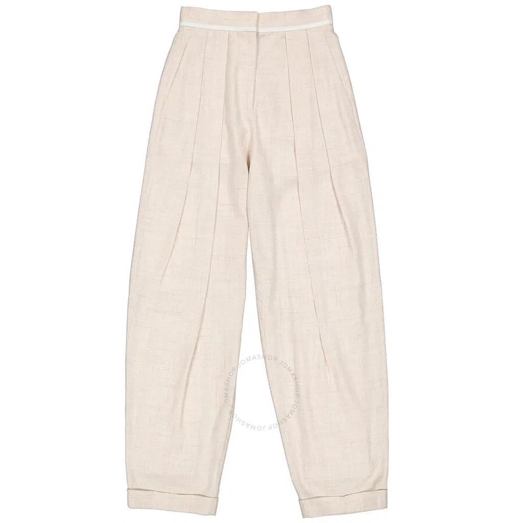 Ladies Ariana Tailored Trousers In Beige product image