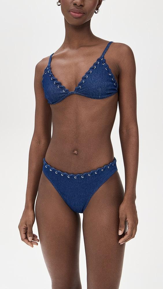 Good American Denim Full Bikini Bottoms | Shopbop Product Image