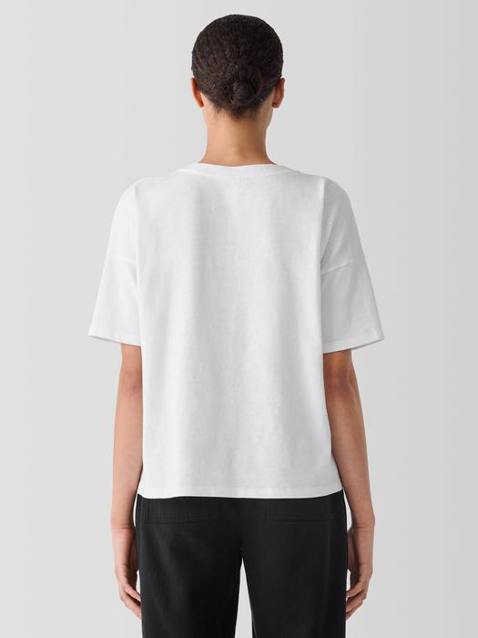 Cozy Organic Cotton Slub Tee Product Image