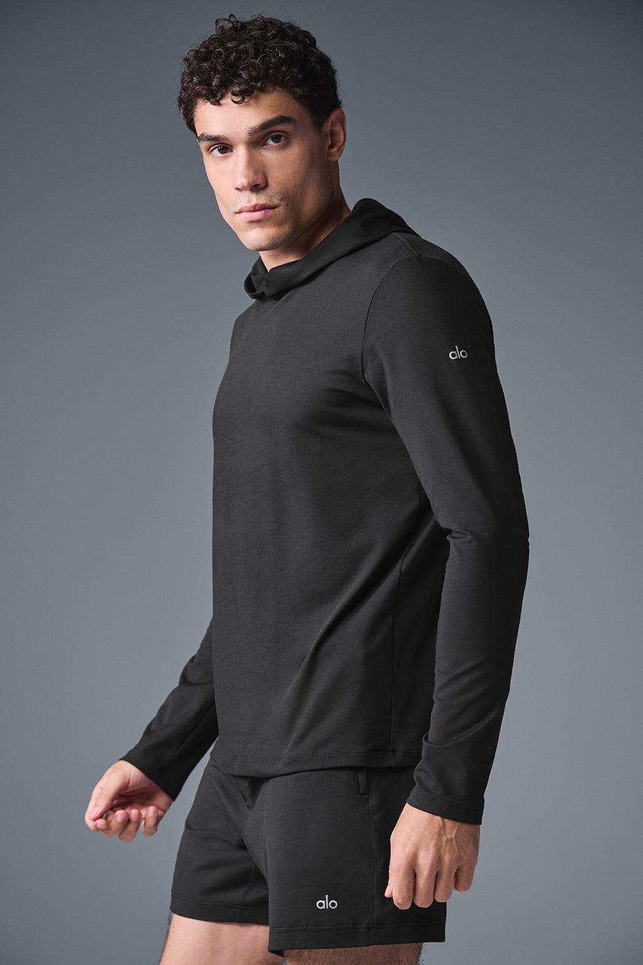 Conquer Reform Long Sleeve With Hood - Black Male Product Image