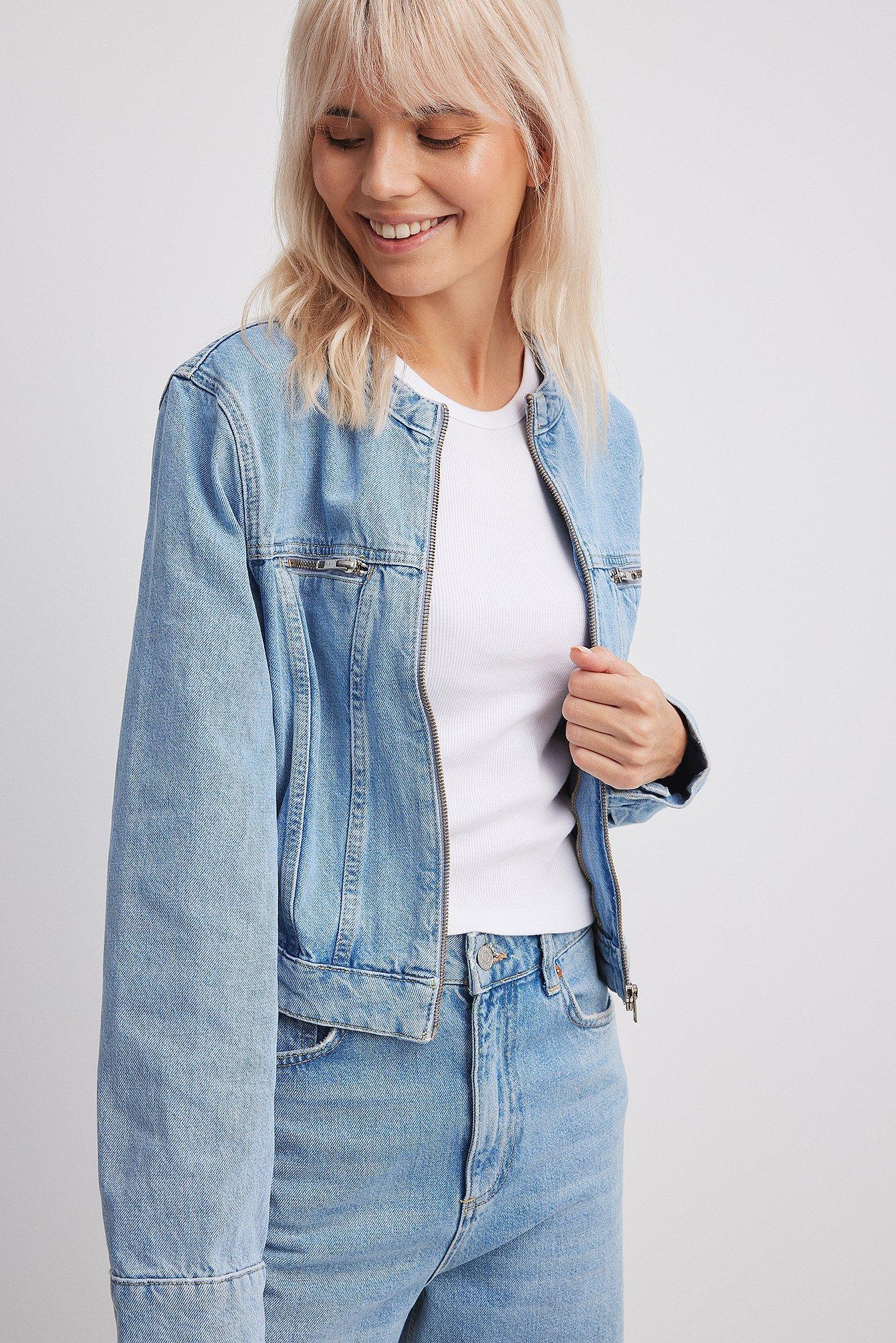 Biker Denim Jacket product image