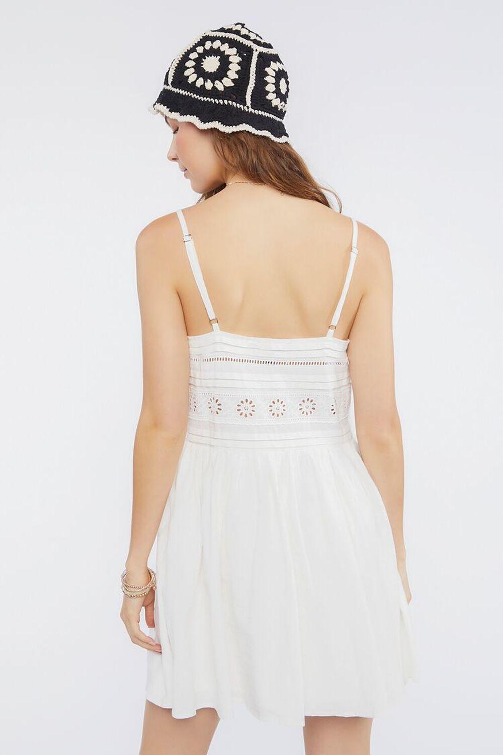 Floral Eyelet Cami Mini Dress | Forever 21 Product Image