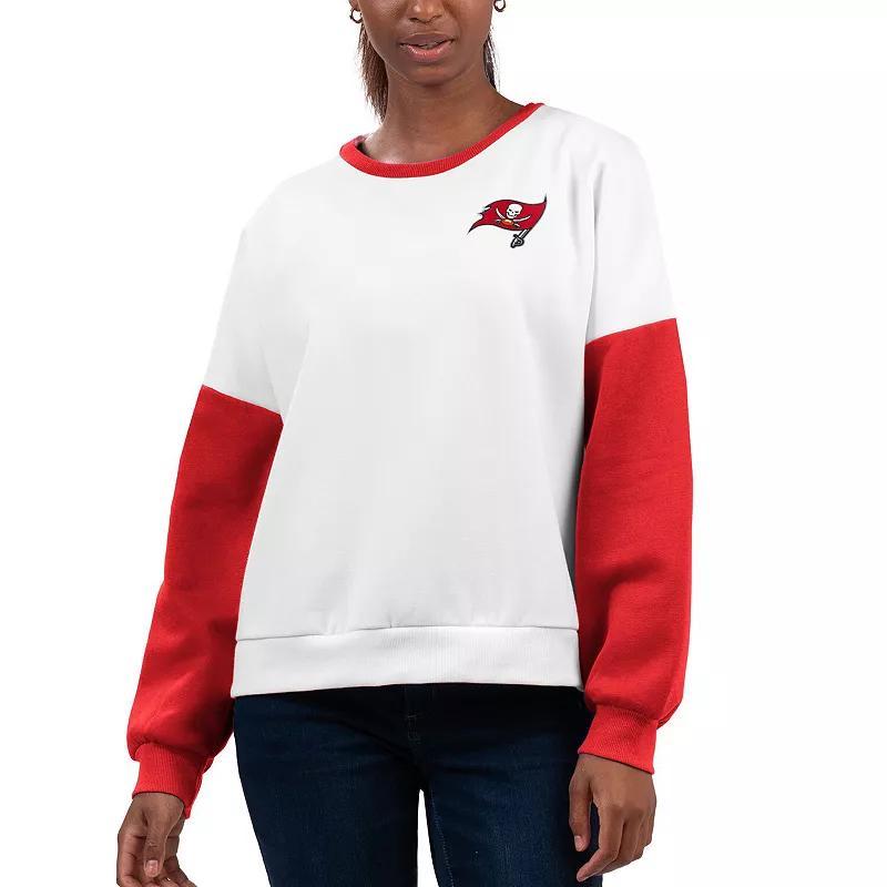 Womens G-III 4Her by Carl Banks Tampa Bay Buccaneers A-Game Pullover Sweatshirt Product Image