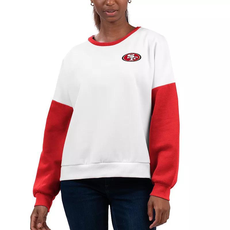 Womens G-III 4Her by Carl Banks San Francisco 49ers A-Game Pullover Sweatshirt Product Image