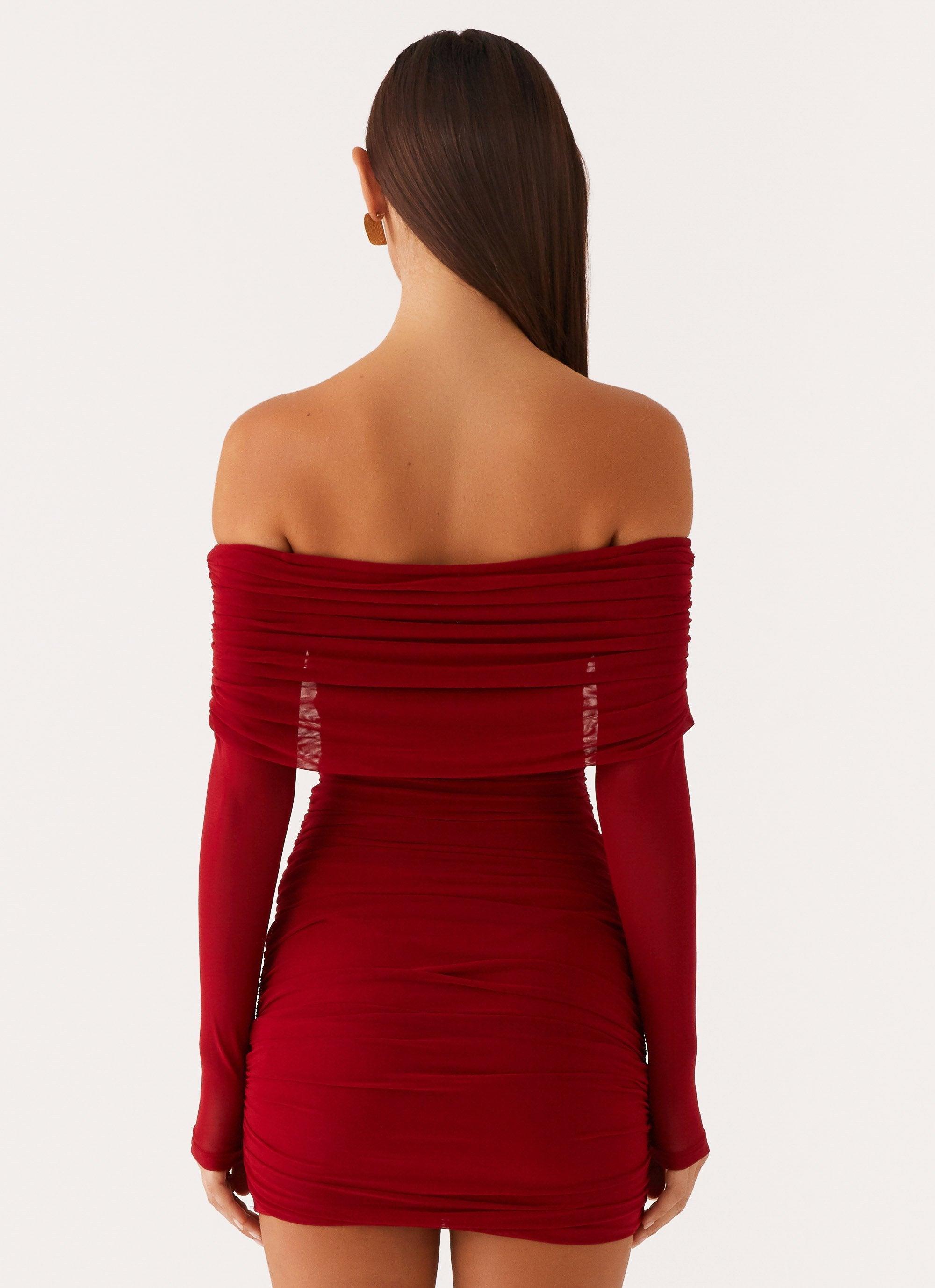 Temptation Mini Dress - Red Product Image