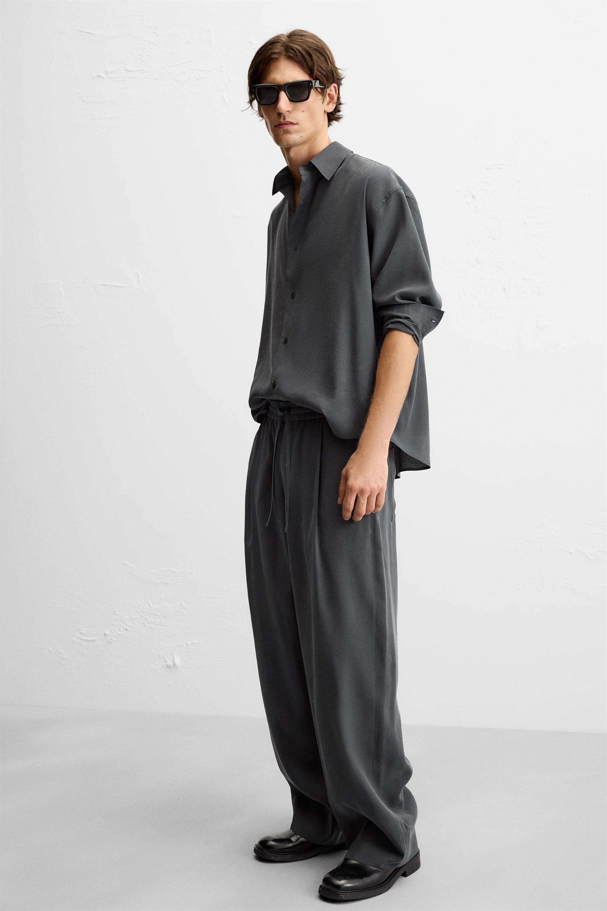 FLOWY RELAXED FIT PANTS Product Image