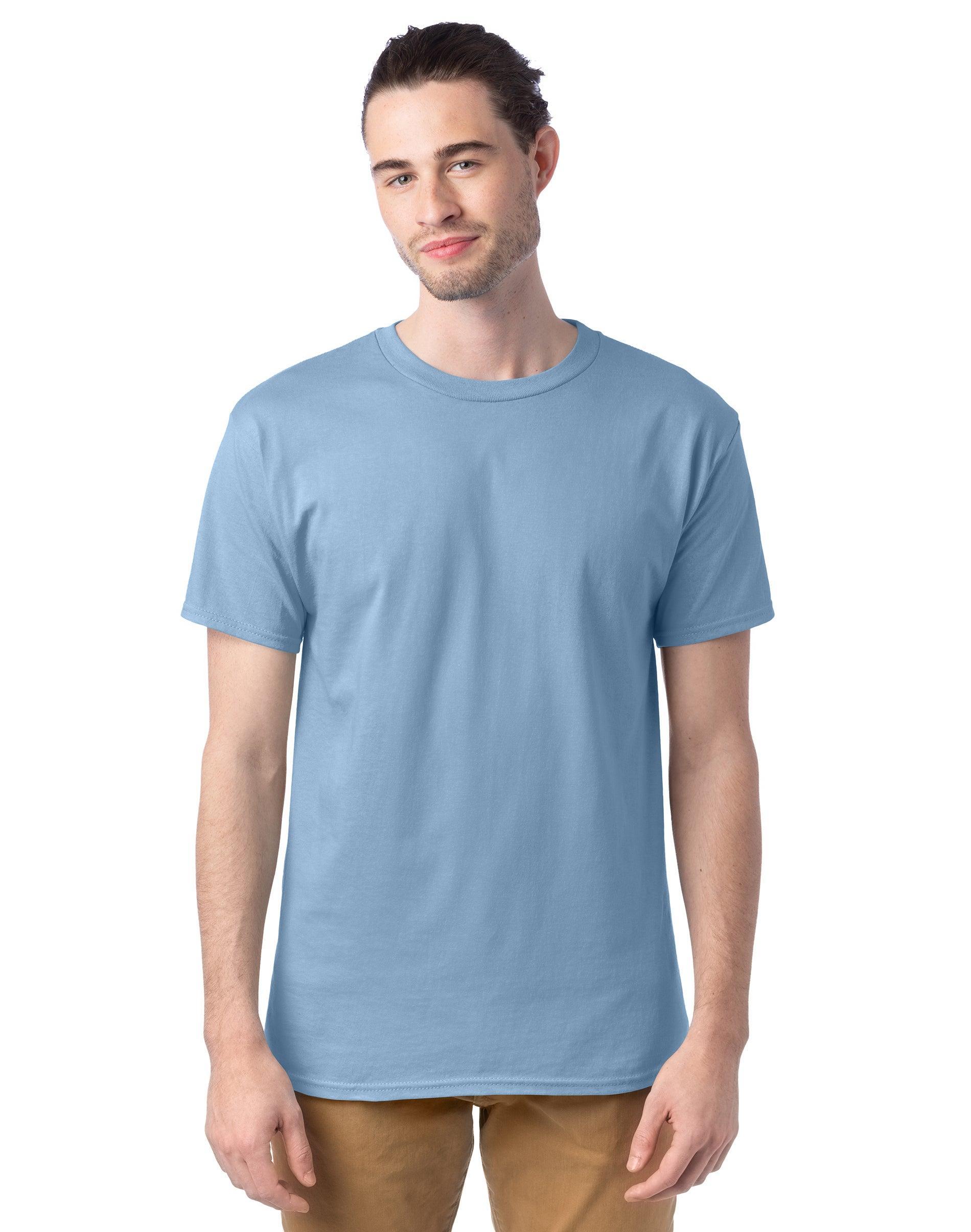 Mens Hanes Essentials 4-Pack Cotton T-Shirt Product Image