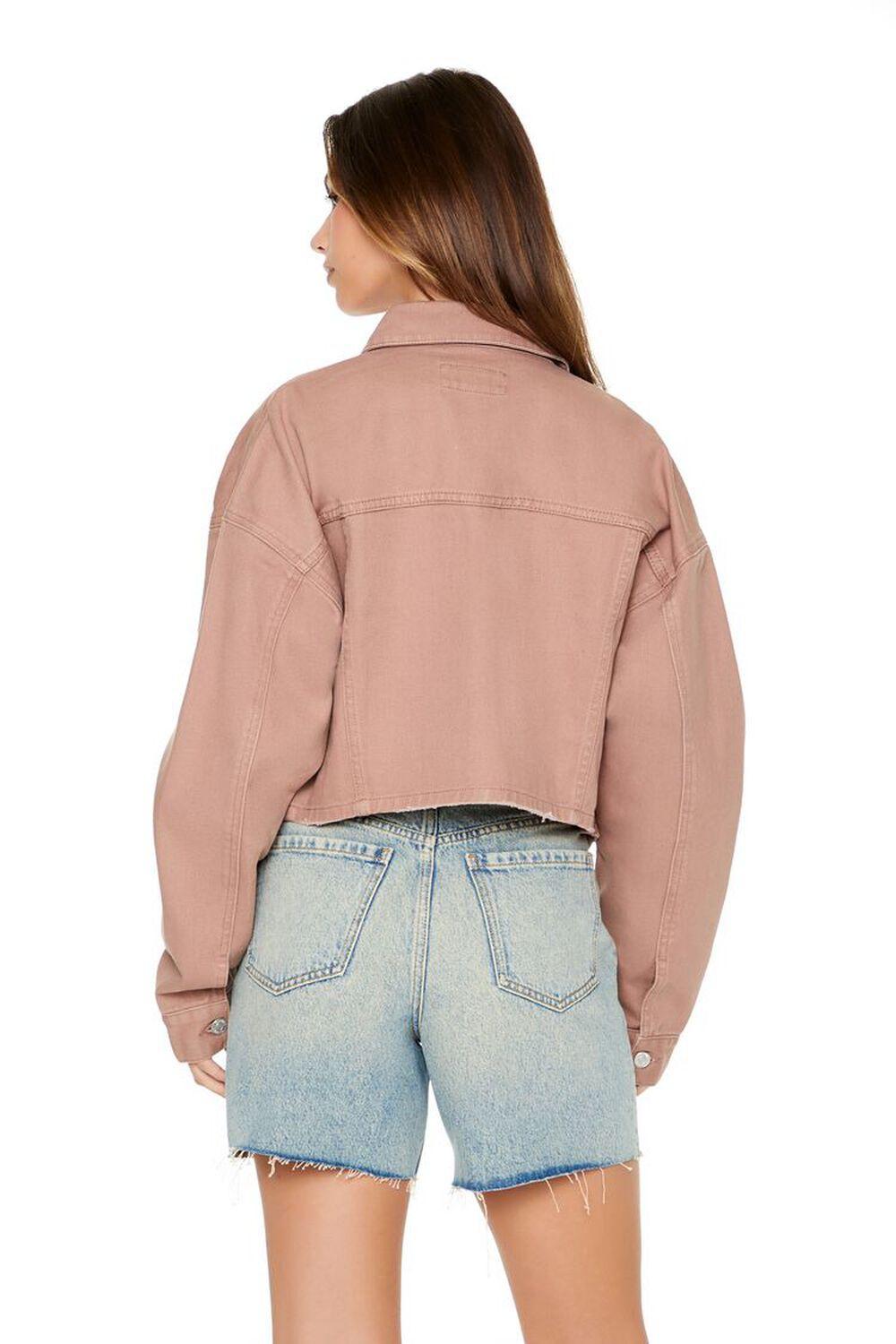 Cropped Denim Trucker Jacket | Forever 21 Product Image