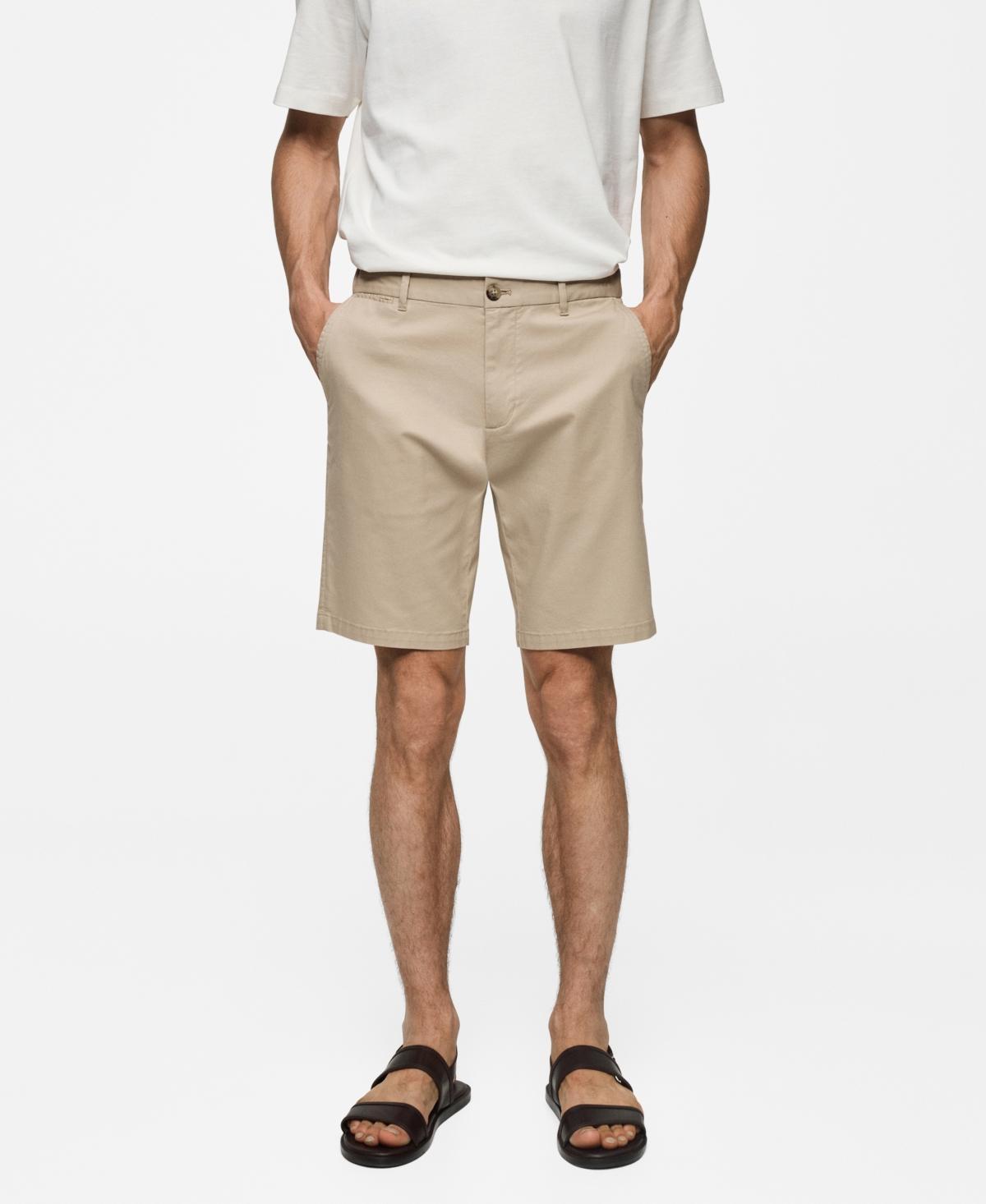 Mango Mens Slim-Fit Bermuda Shorts Product Image