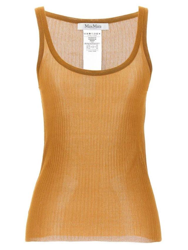 MAX MARA Bastia Tank Top In Tobacco Product Image