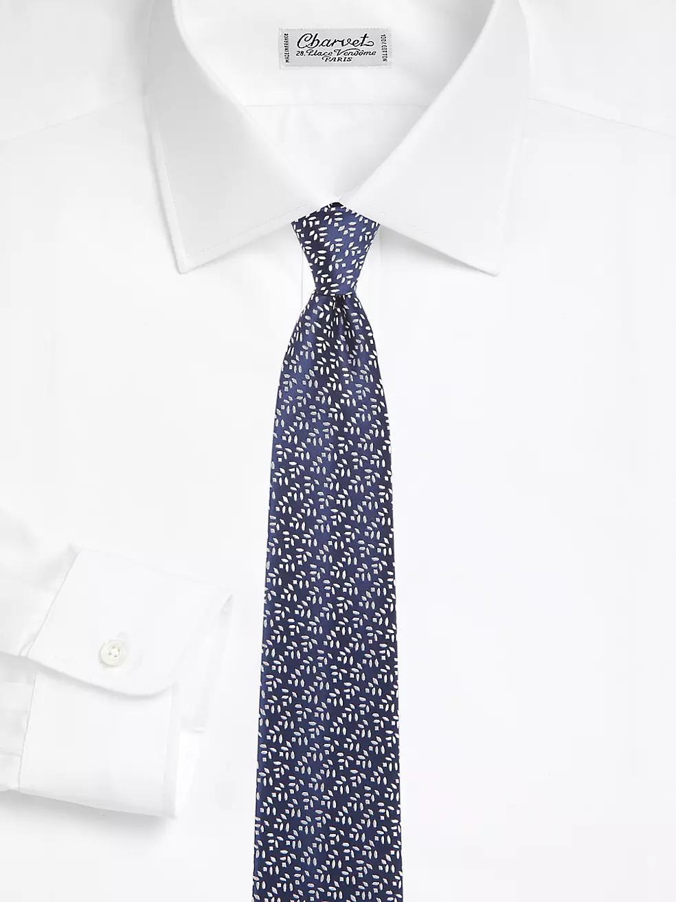 Leaf Woven Silk Tie Product Image